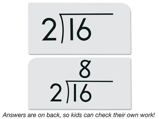 Division All Facts 0-12 Flash Cards - US 7902