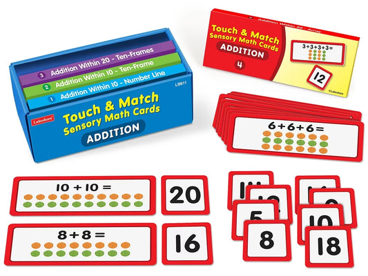 Touch & Match Sensory Addition Cards - US 5515