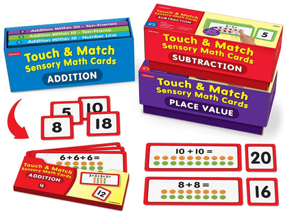 Touch & Match Sensory Math Cards - Complete Set - US 1230