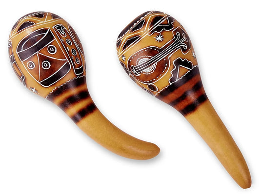 Peruvian Gourd Maracas - Set of 2 - US 5258