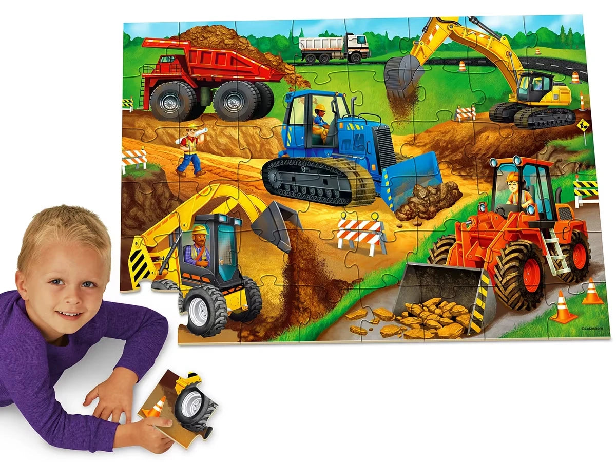 Construction Site Floor Puzzle - US 7580