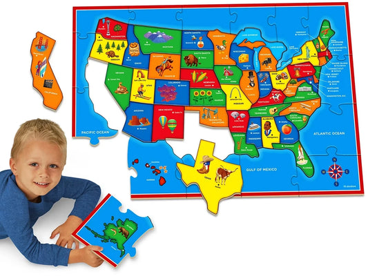 Map of the U.S.A. Floor Puzzle - US 9230