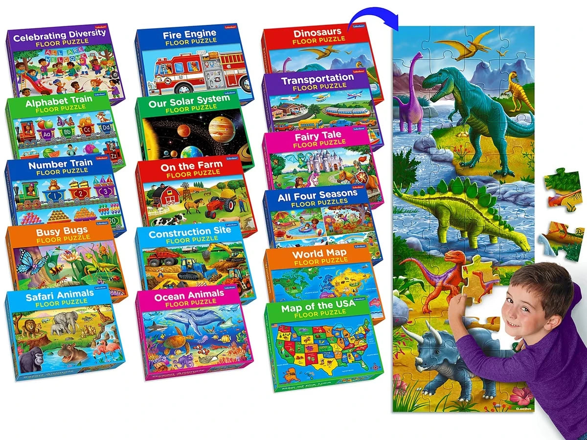 Classroom Floor Puzzles - Complete Set - US 4614
