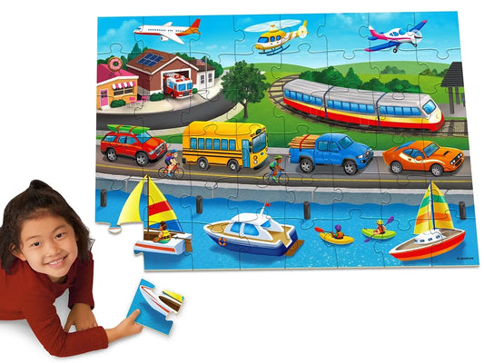 Transportation Floor Puzzle - US 2204