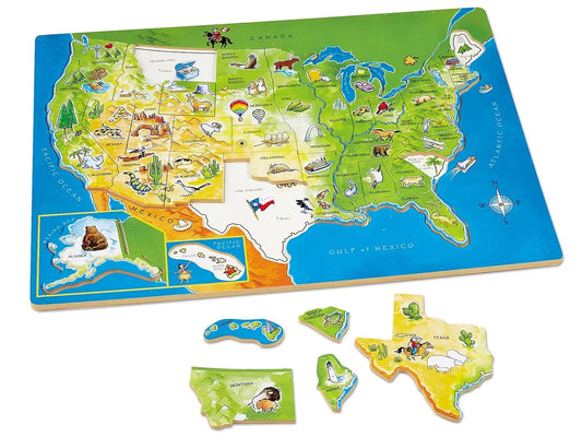 U.S.A. Map Puzzle - US 3843