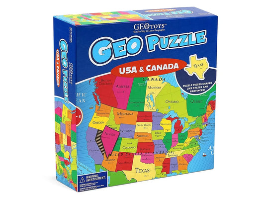 U.S.A. & Canada GeoPuzzle - US 6809