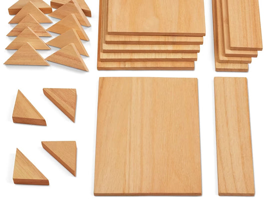 Maker Space Wooden Shapes Pack - US 7309