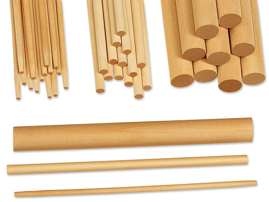 Maker Space Wooden Dowels Pack - US 2395