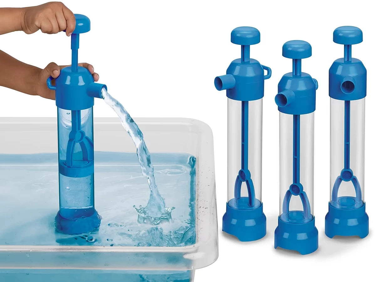 See-Inside Water Pumps - Set of 4 - US 4515