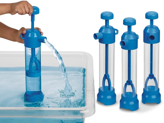 See-Inside Water Pumps - Set of 4 - US 4515