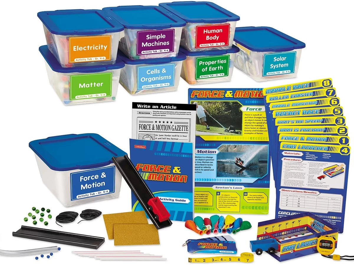 Learning Science Activity Tubs - Gr. 4-6 - Complete Set - US 5193