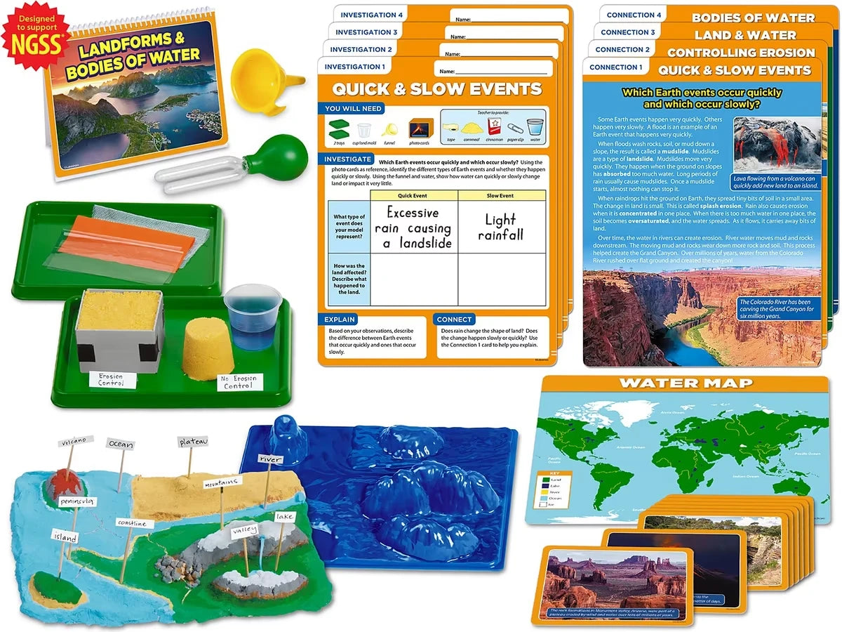 Meet the Standards Landforms & Erosion Kit - Gr. 2 - US 2082