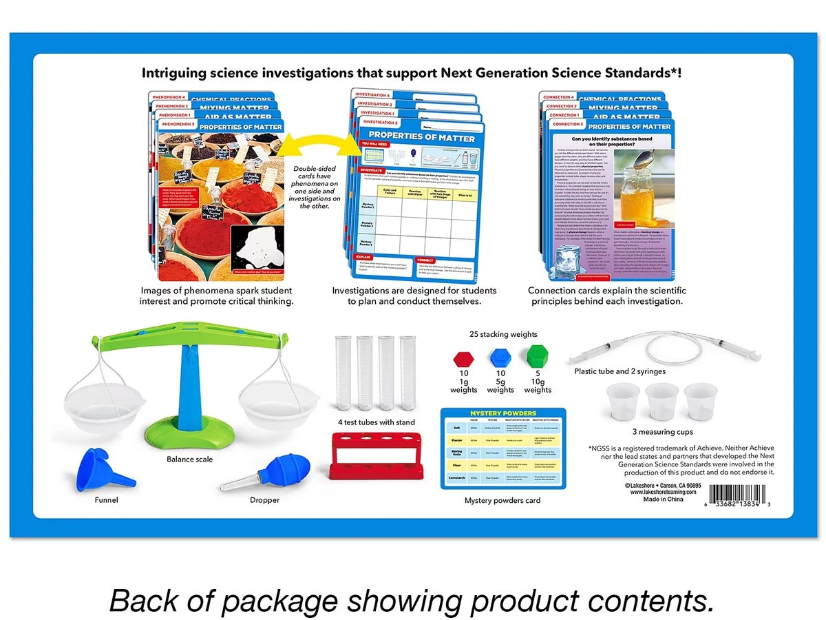 Meet the Standards Properties of Matter Kit - Gr. 5 - US 6204
