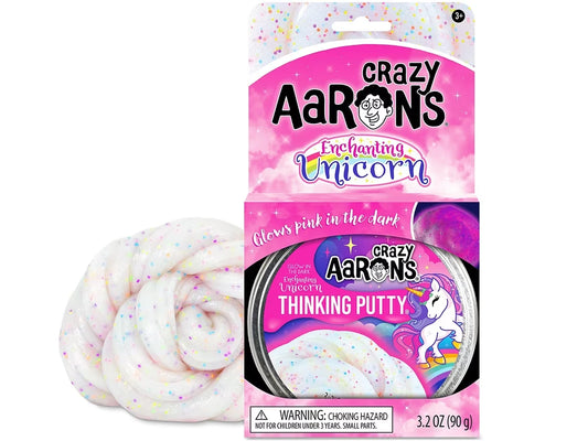 Crazy Aaron’s Glow-In-The-Dark Putty - Enchanting Unicorn - US 9131