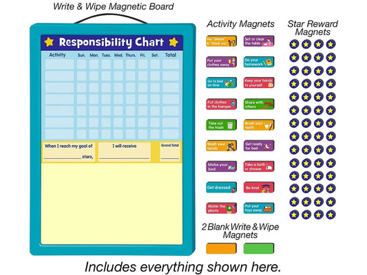 Good for Me! Magnetic Responsibility Chart - US 5679