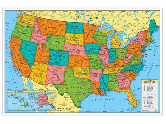 Write & Wipe U.S.A. Wall Map - US 4169