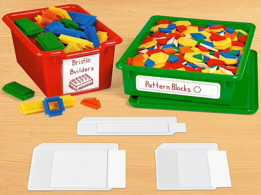 Self-Adhesive Classroom Labeling Pockets - Set of 30 - US 9750