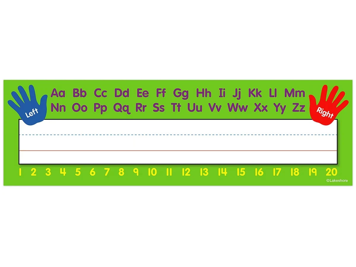 Lakeshore Alphabet Reference Nameplates - Pre K-K - US 5437