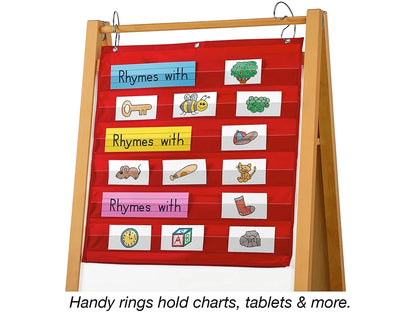 Hardwood Mobile Teaching Easel - US 3316
