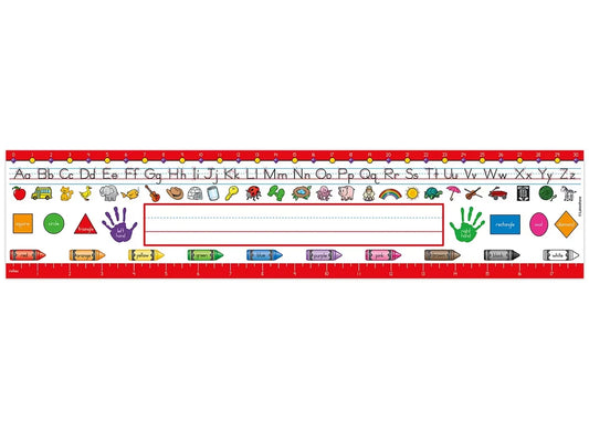 Lakeshore Traditional Manuscript Reference Nameplates - Pre K-K - US 9501