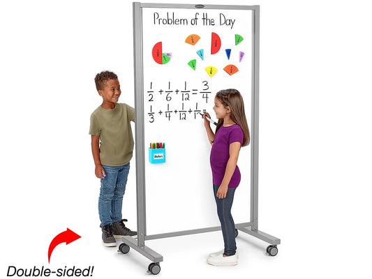 Flex-Space Mobile Magnetic Double-Sided Whiteboard - US 3963