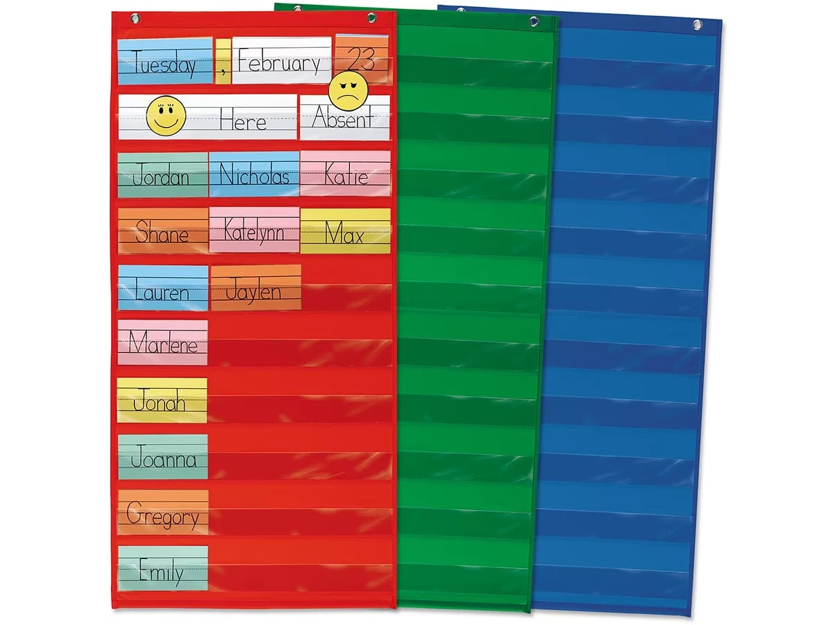 Space-Saver Pocket Chart - US 8154