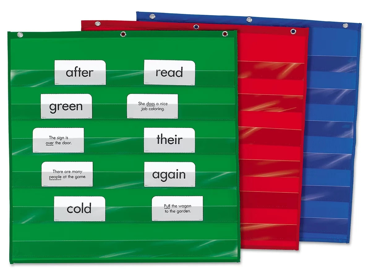 Heavy-Duty Small Pocket Chart - US 8660