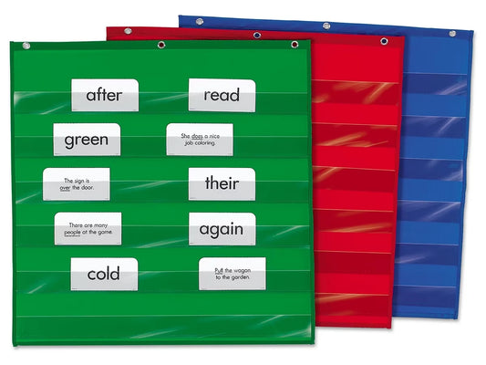 Heavy-Duty Small Pocket Chart - US 8660