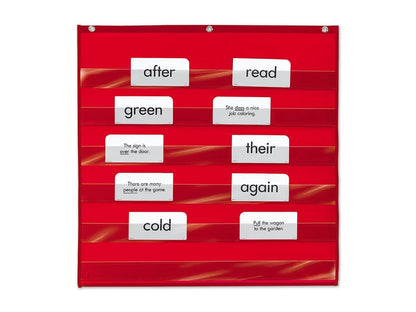 Heavy-Duty Small Pocket Chart - US 8660