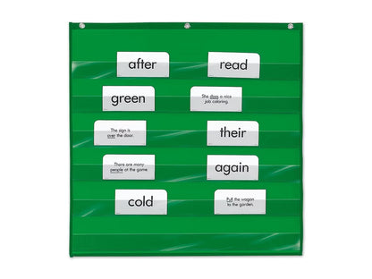 Heavy-Duty Small Pocket Chart - US 8660