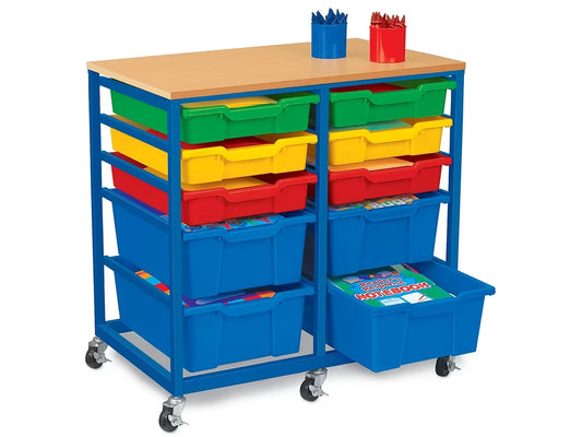 Mobile 10-Bin Storage Center - US 4474