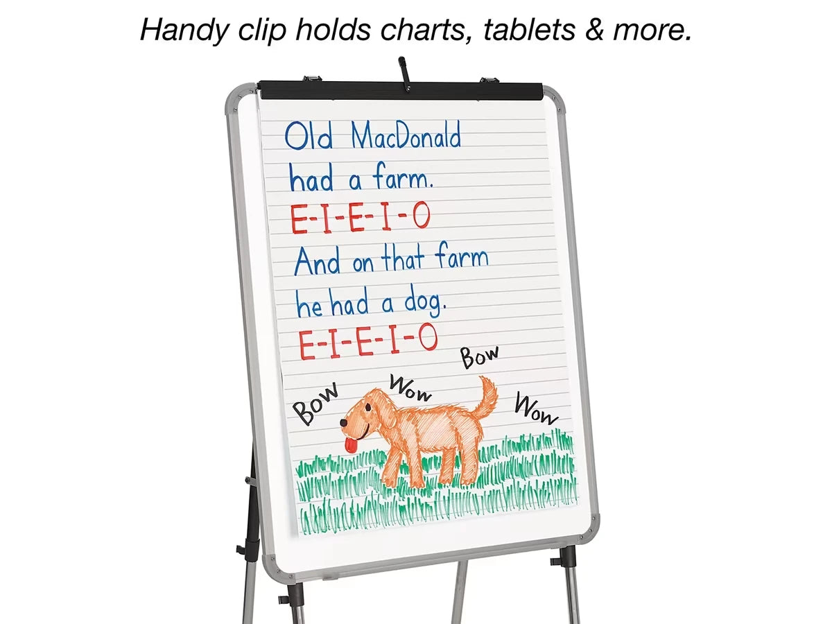 Magnetic Write & Wipe Adjustable Easel - US 9611