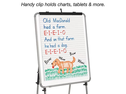 Magnetic Write & Wipe Adjustable Easel - US 9611