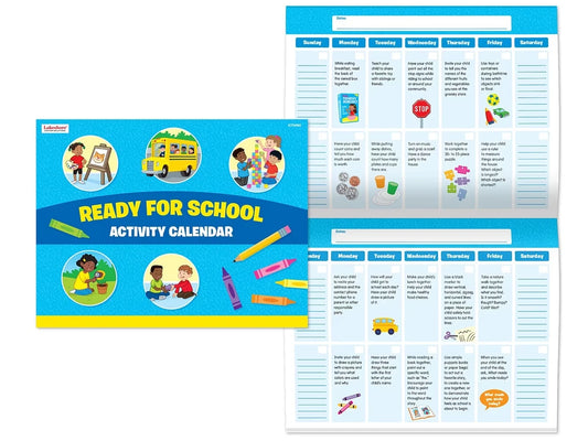 Ready for School Activity Calendar - US 8628