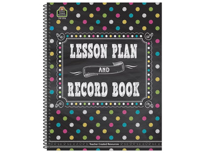 Chalkboard Brights Lesson Plan & Record Book - US 6914