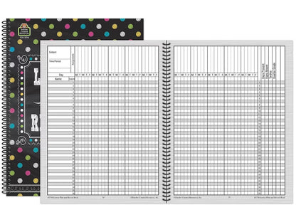 Chalkboard Brights Lesson Plan & Record Book - US 6914