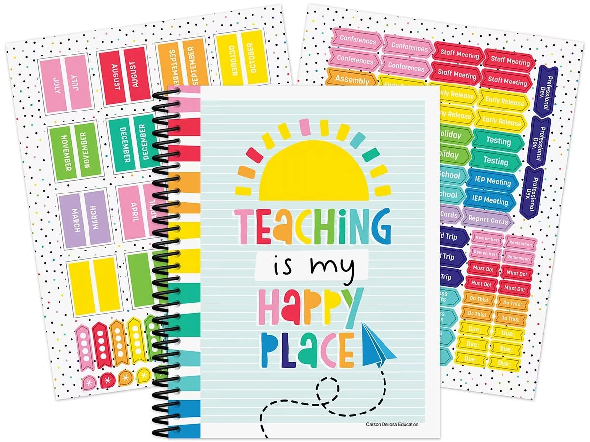 Happy Place Lesson Plan Book - US 9341