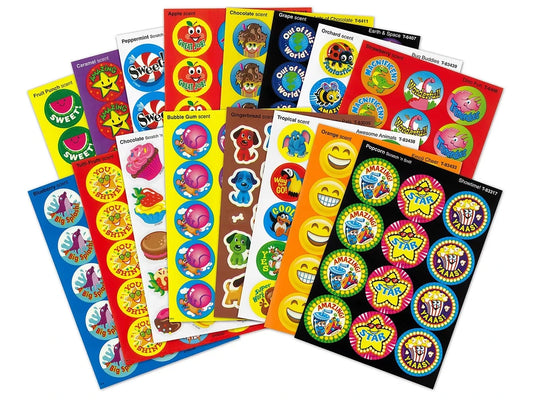 Kid’s Choice Scented Motivational Stickers - Variety Pack - US 6497