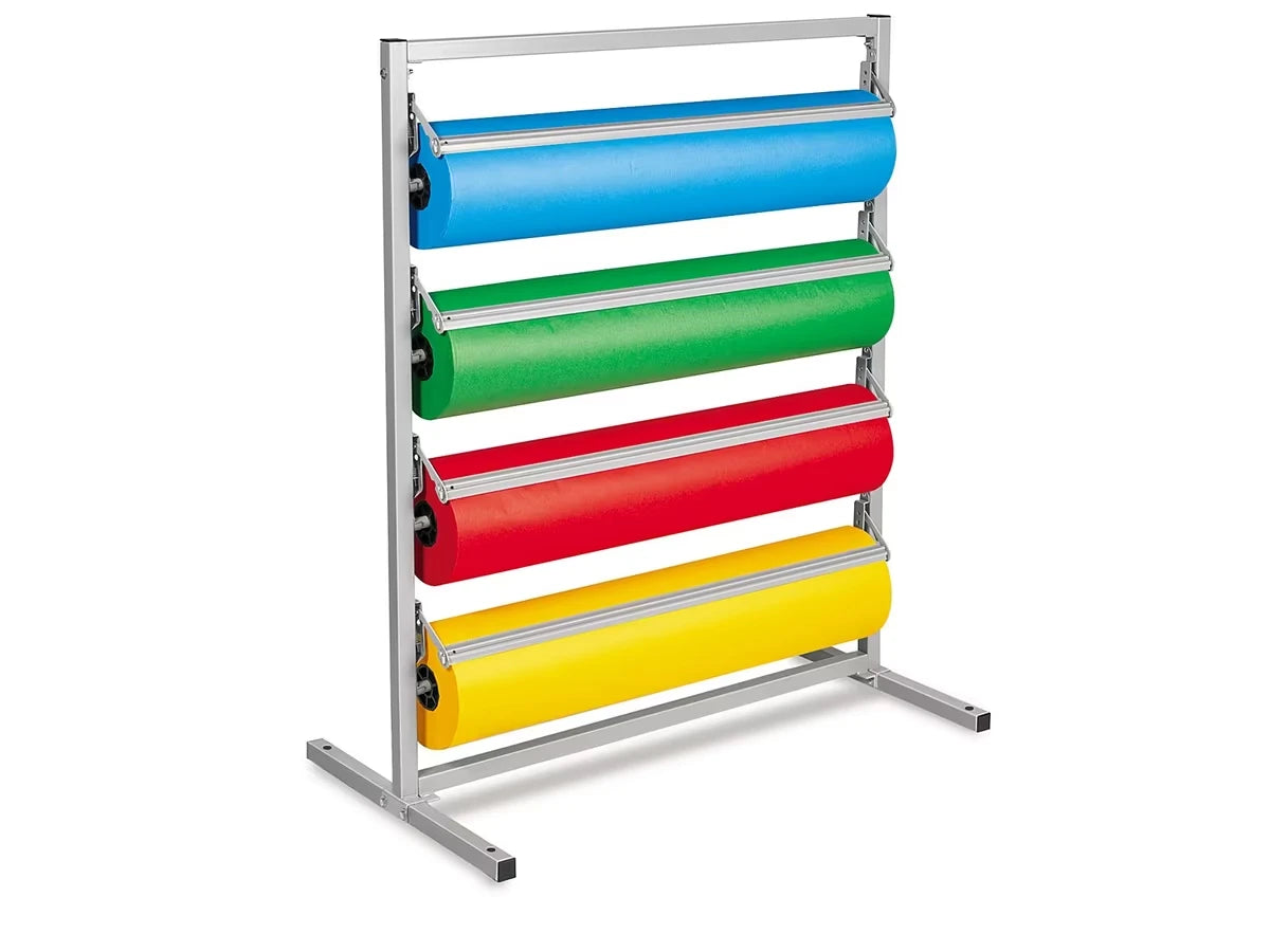 Butcher Paper 4-Roll Holder/Cutter Floor Rack - US 1329