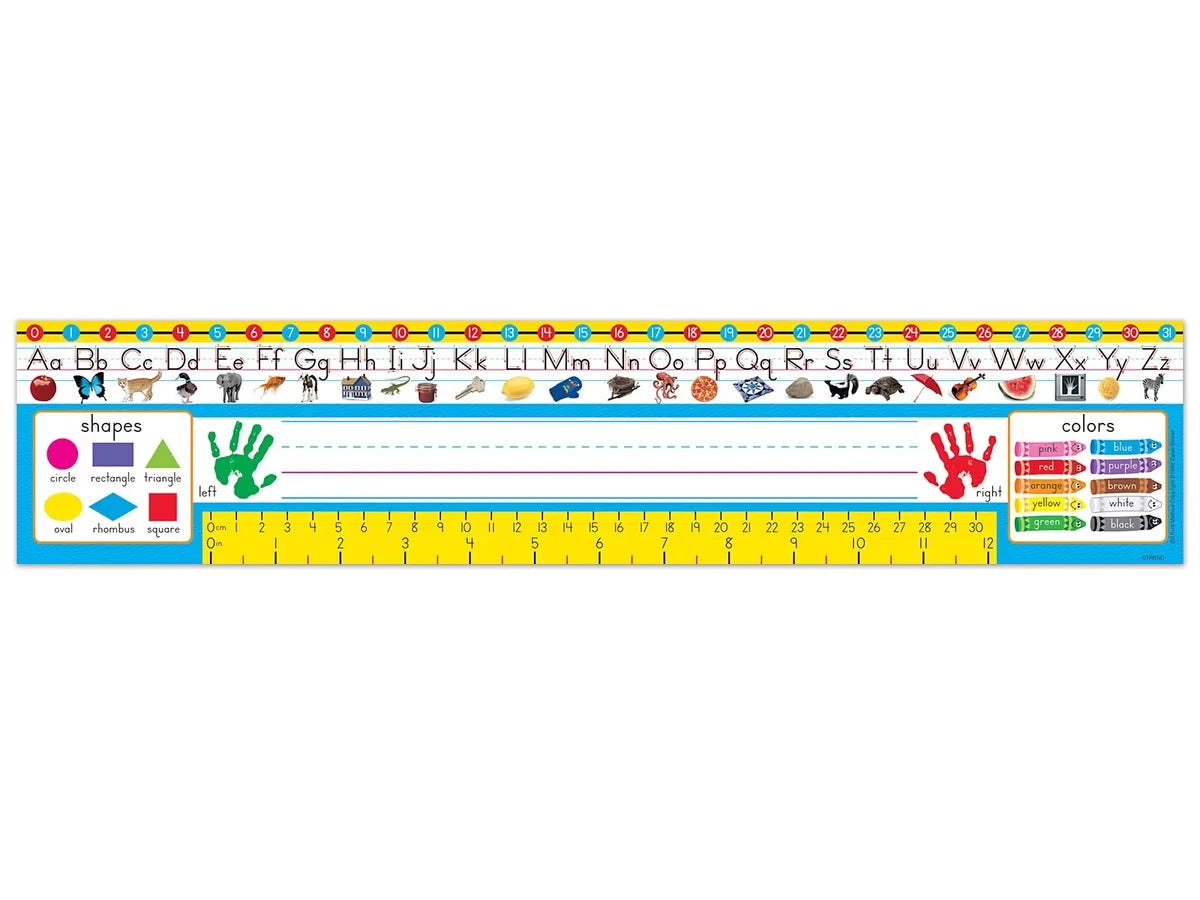 Zaner-Bloser Manuscript Reference Nameplates - Pre K-K - US 3974