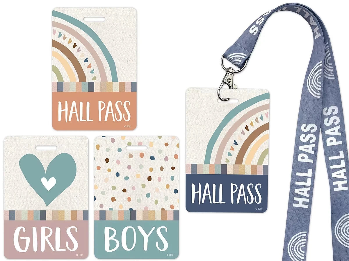Everyone Is Welcome Student Hall Pass Lanyards - US 3539