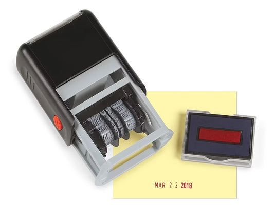 Self-Inking Date Text Stamp - US 4393