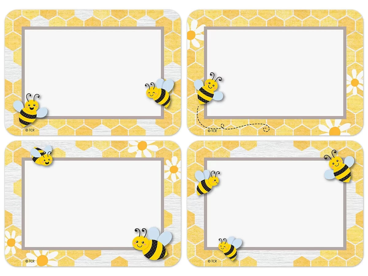 Buzzing Bees Name Tags - US 6913