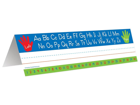 Alphabet Tented Reference Nameplates - Pre K-K - US 5686