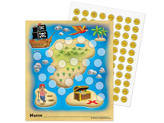 Treasure Hunt Reward Trackers and Stickers - US 2975