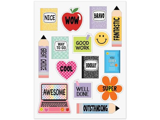 Cool for School Motivational Stickers - US 4739