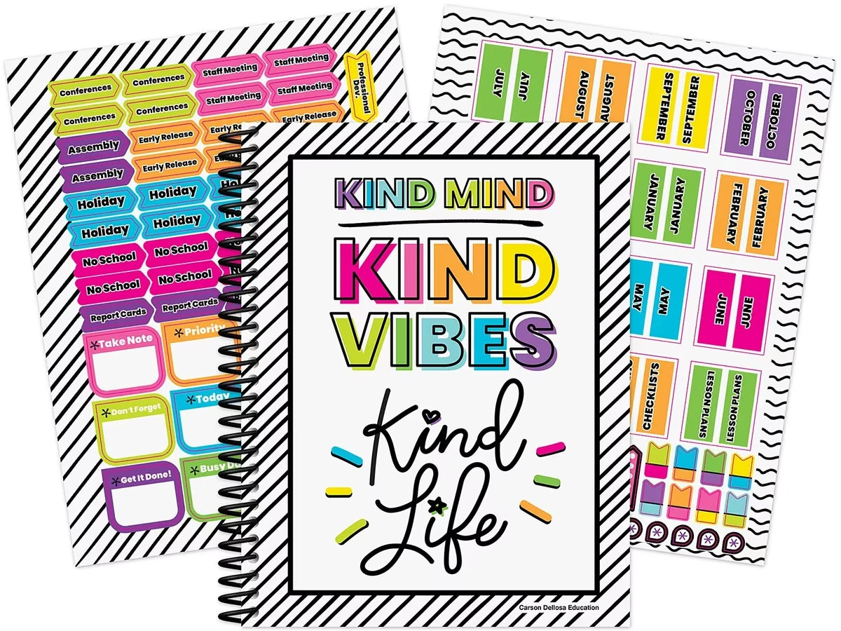 Kind Vibes Lesson Plan & Record Book - US 5353