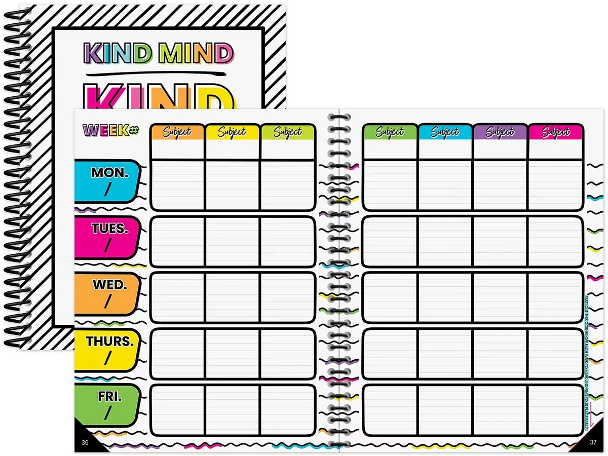 Kind Vibes Lesson Plan & Record Book - US 5353