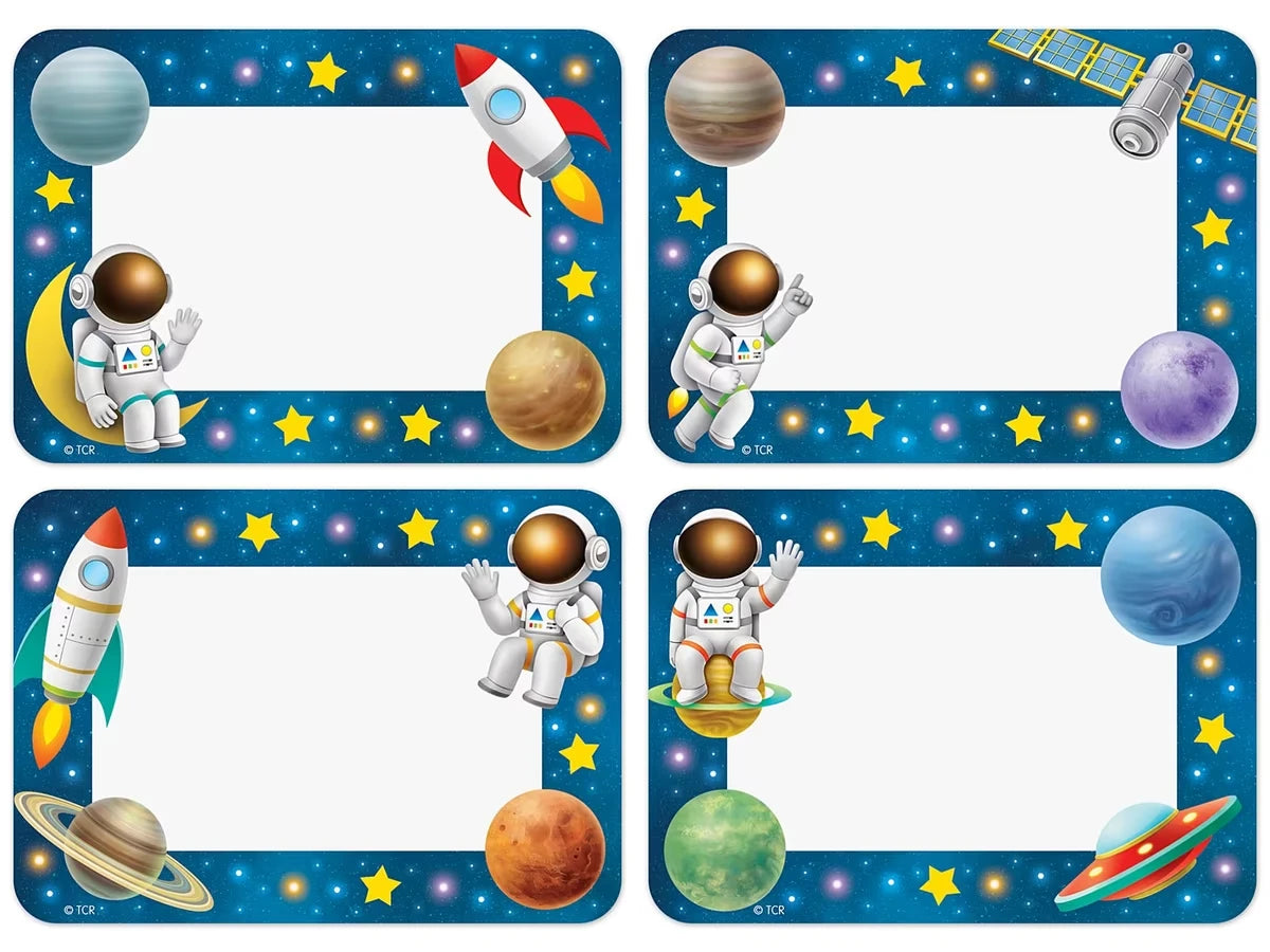 Outer Space Crew Name Tags - US 3647