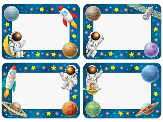 Outer Space Crew Name Tags - US 3647
